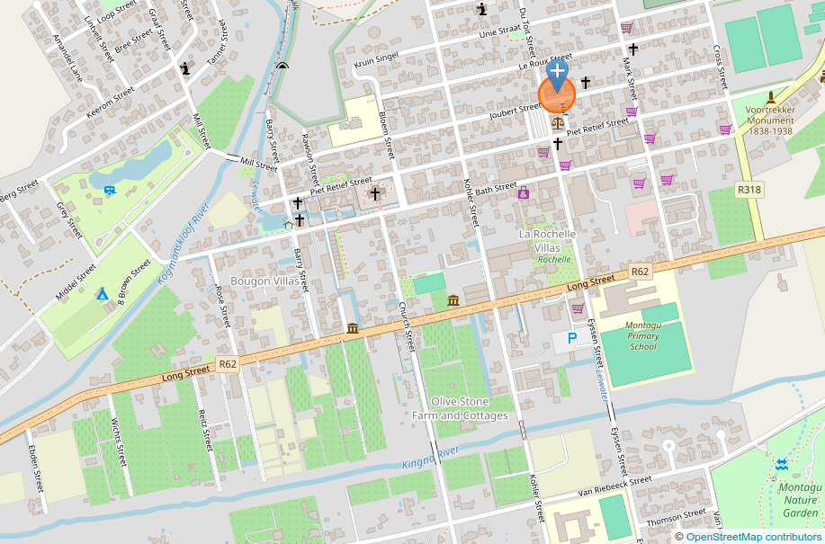 Location Map - 37J Joubert Street, Montagu