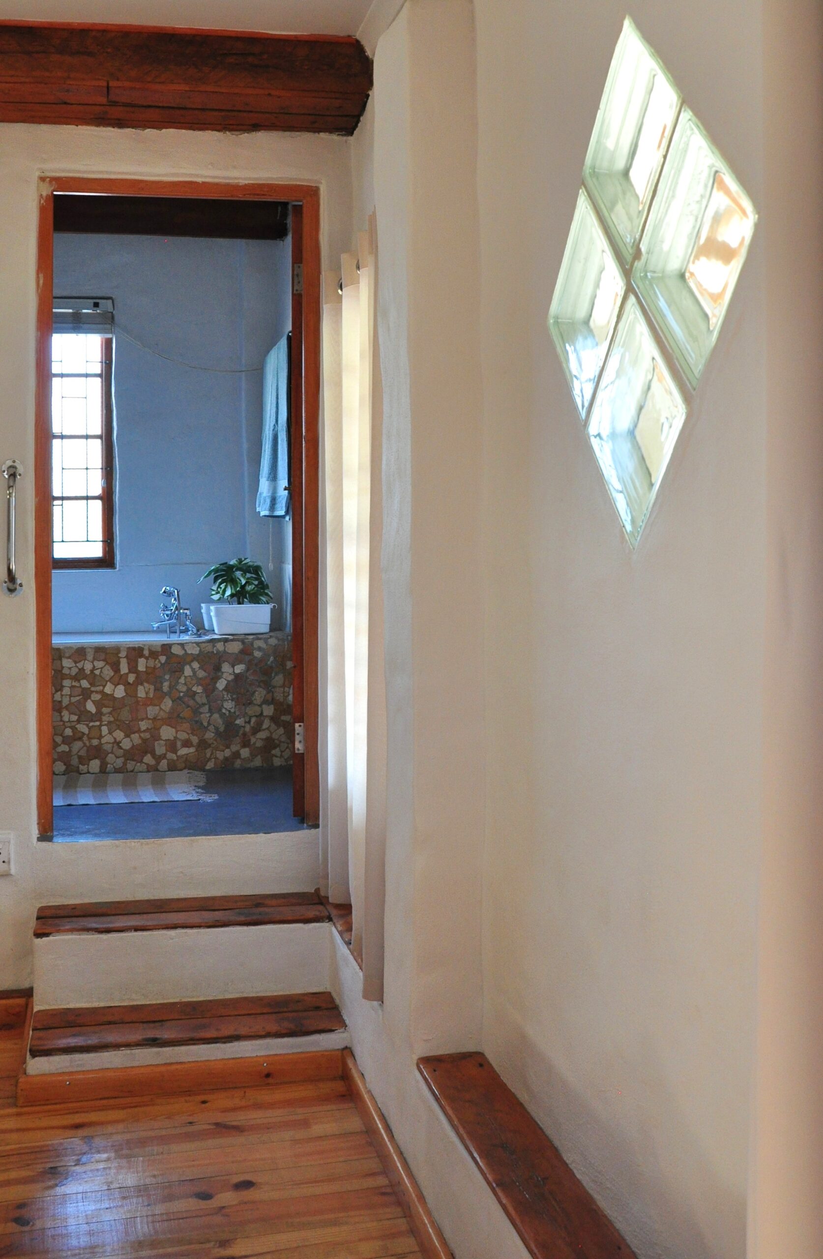 Bathroom entrance from lounge