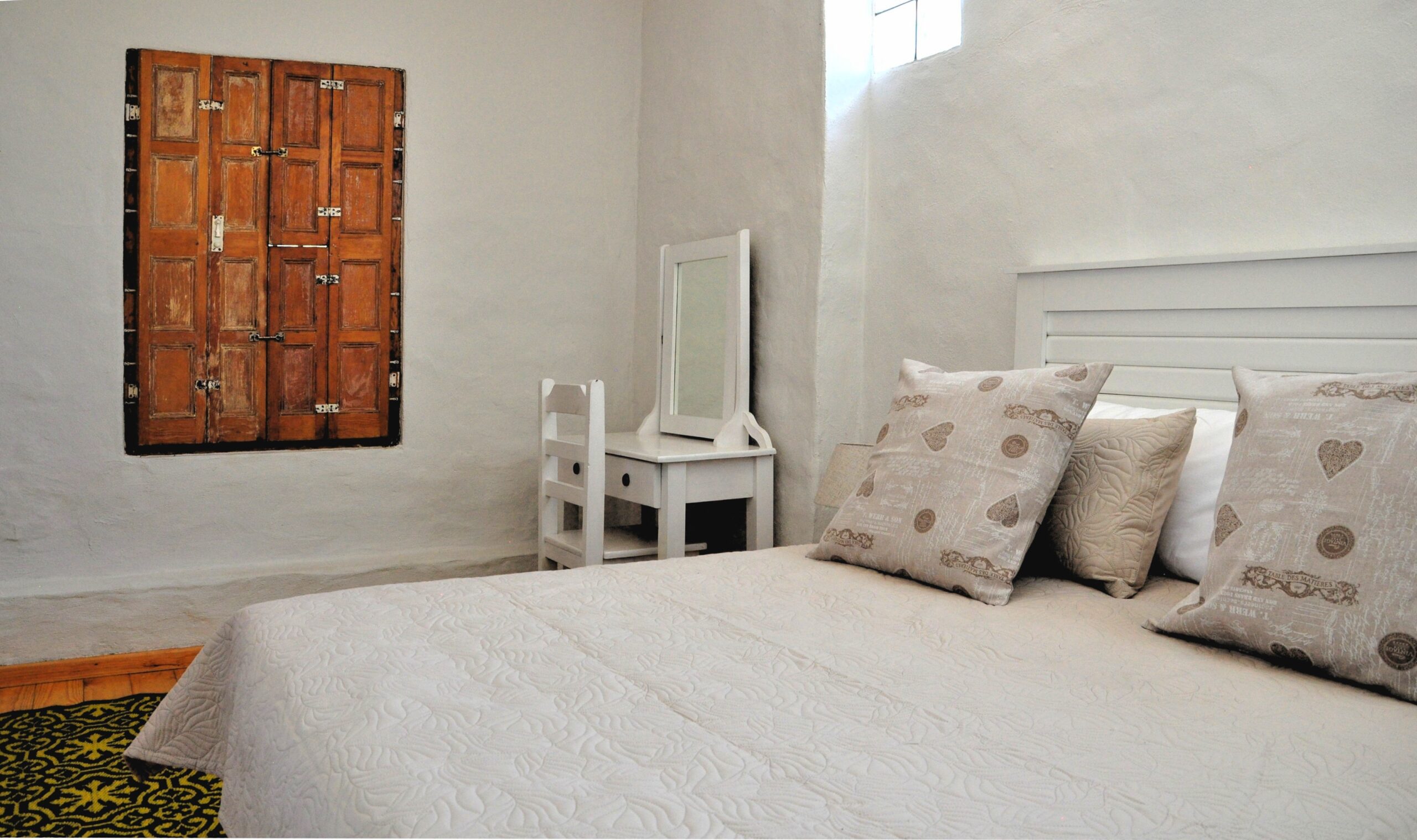 Master bedroom with double bed