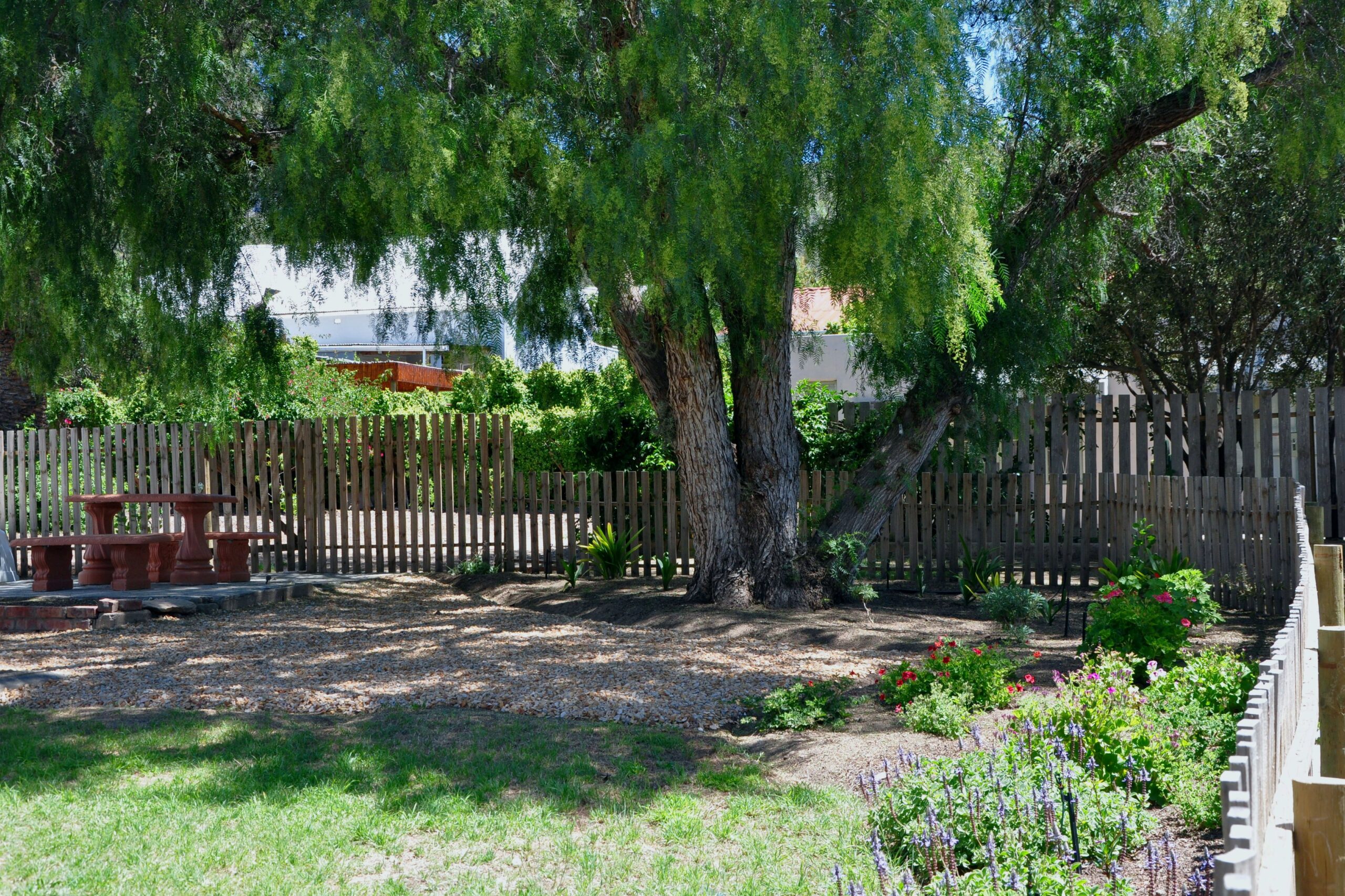 Beautiful garden area
