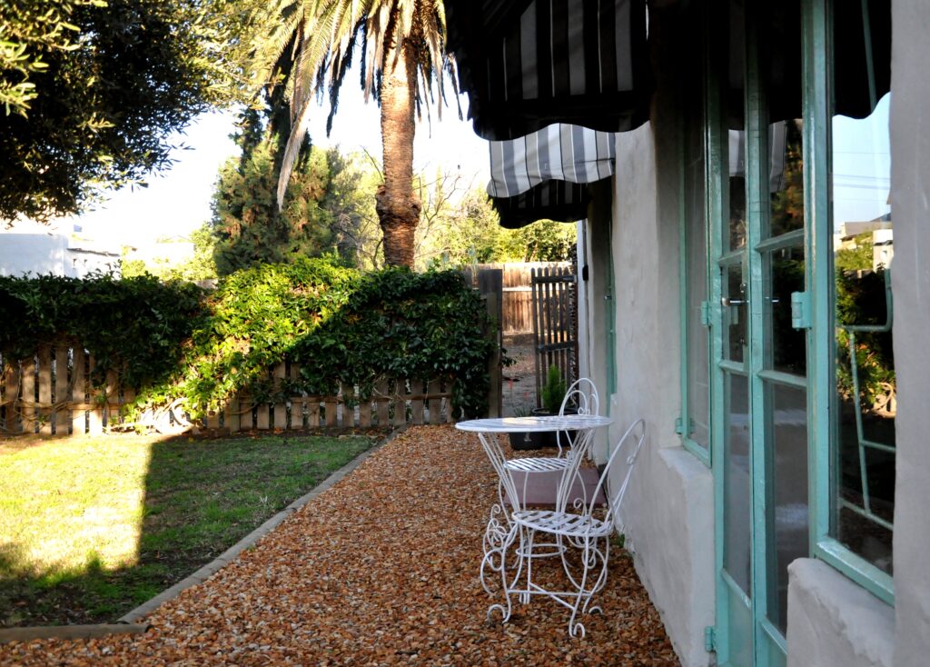 Private garden entrance