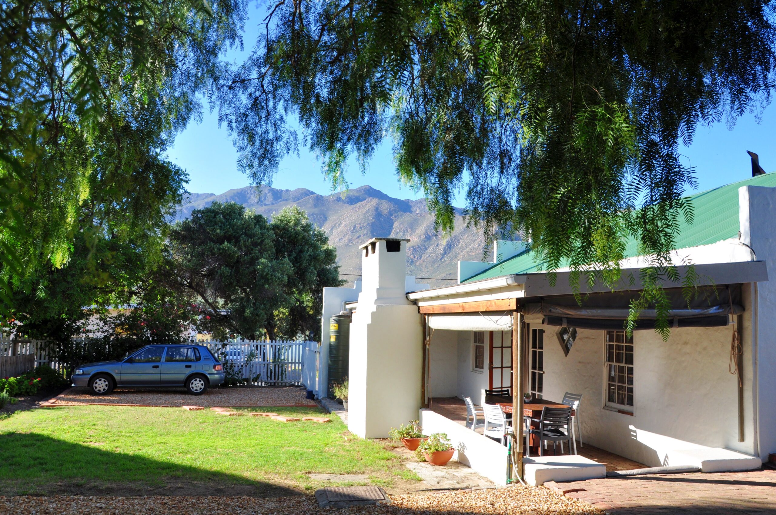 House exterior with parking